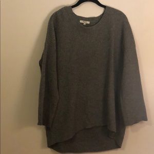 Madewell Gray Crewneck Wool Sweater